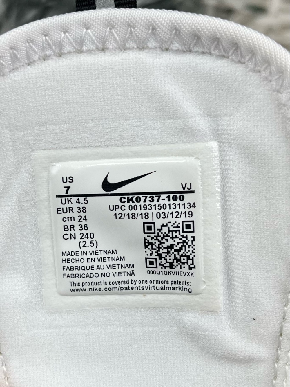Nike Air Max Dia Womens 7 White CK0737-100 Athletic Running Shoes Sneakers - Picture 14 of 16